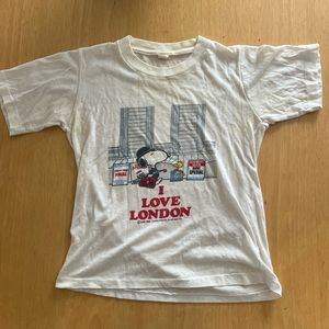 Vintage Snoopy ‘I love London’ souvenir tee